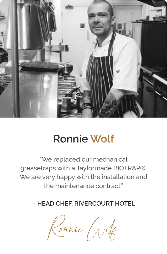 Ronnie Wolf testimonial and picture