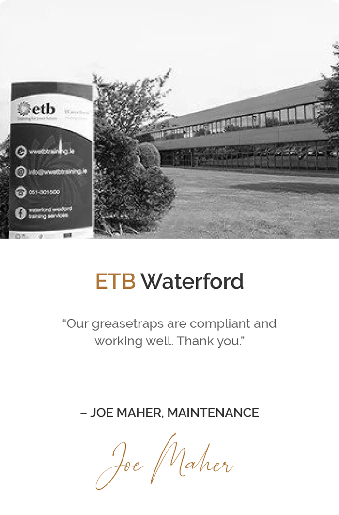 ETB testimonial and picture