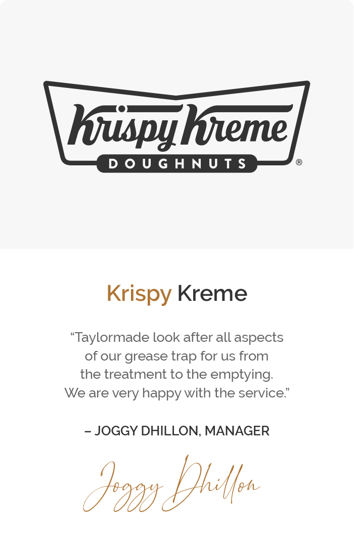 Krispy Kreme testimonial and picture