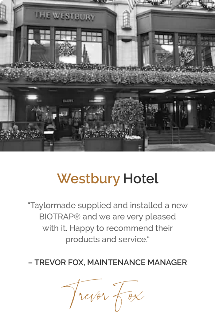 Westbury Hotel testimonial and picture